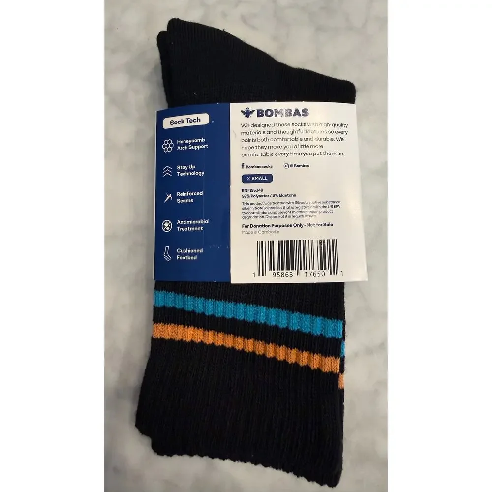 NWT Bombas Kids or Unisex XS Sock Tech 5 pack $60